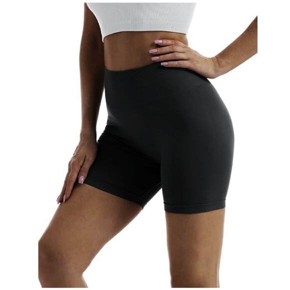 HIGH Pants - Women's Workout Shorts High Waist Scrunch Butt Gym Booty Shorts